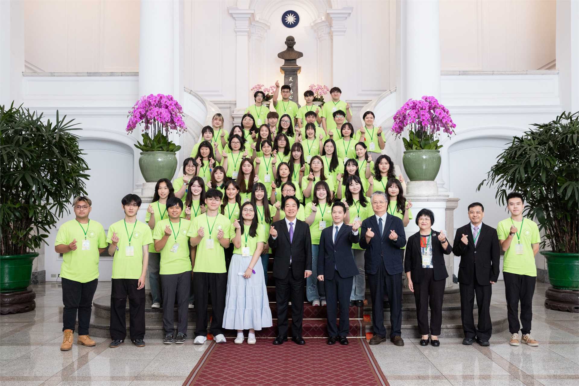 【國際志工團】總統賴清德先生115年6月9日接見本校國際志工團