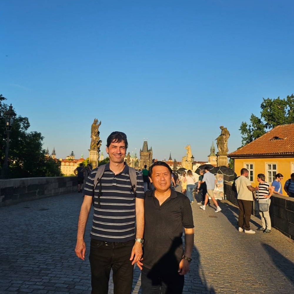 Strolling on Charles Bridge
